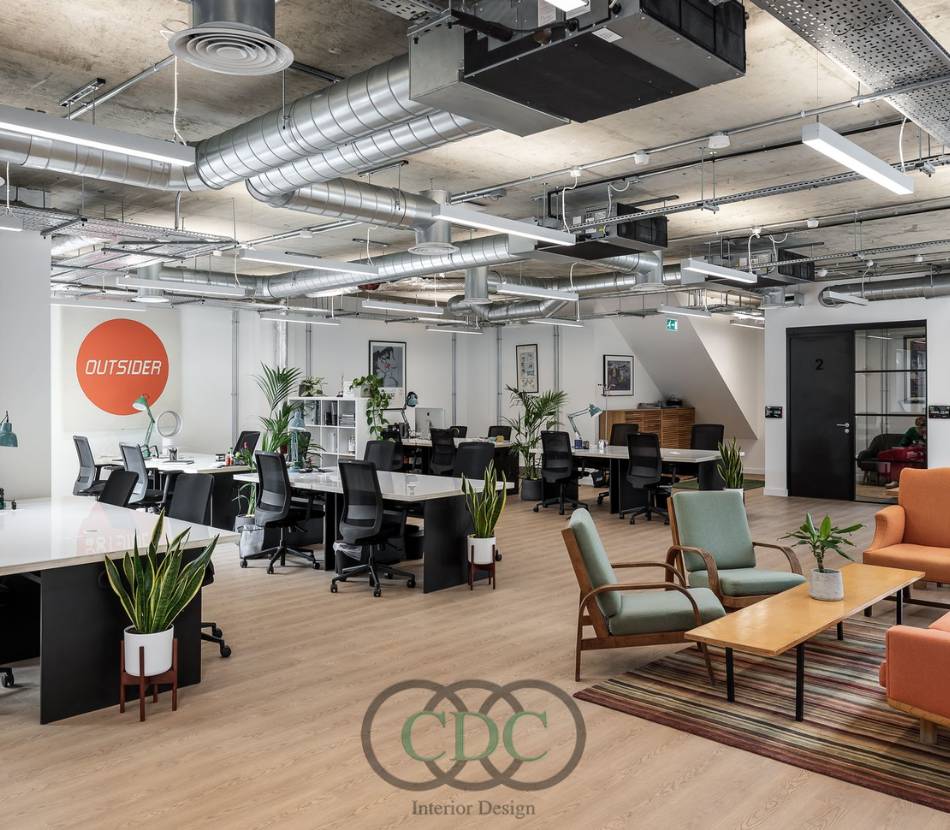 Thi công văn phòng showroom hiện đại tại Hà Đông