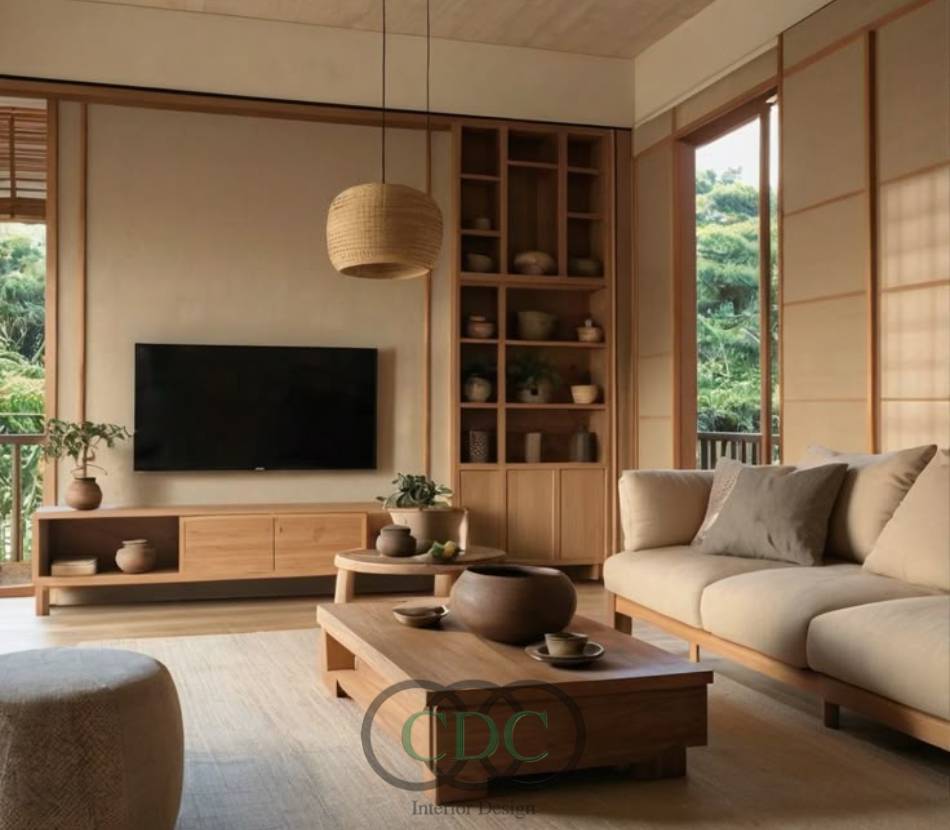Thi công nội thất phòng khách nhỏ tại chung cư Luxury Park Views
