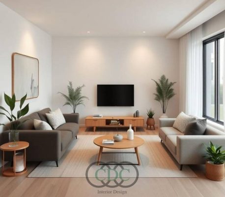Thi công nội thất phòng khách nhỏ tại chung cư Luxury Park Views