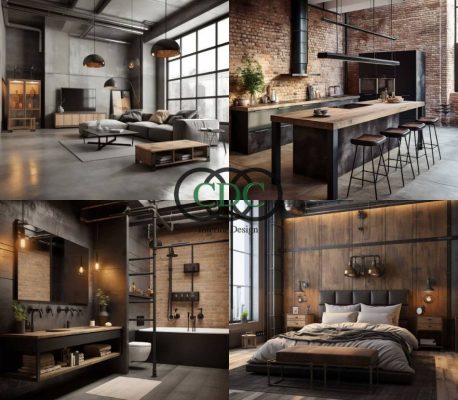 Thi công nội thất chung cư công nghiệp tại 6th Element Tây Hồ Tây
