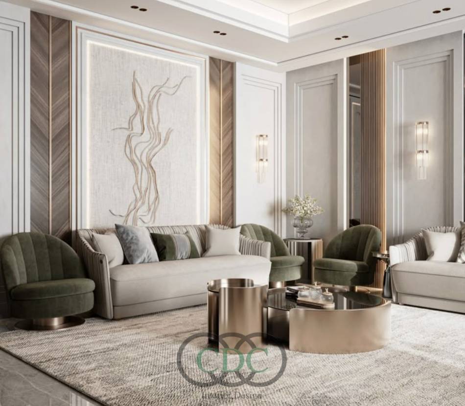 Thi công nội thất chung cư tân cổ điển tại Vinawaco Residence Hoàng Mai