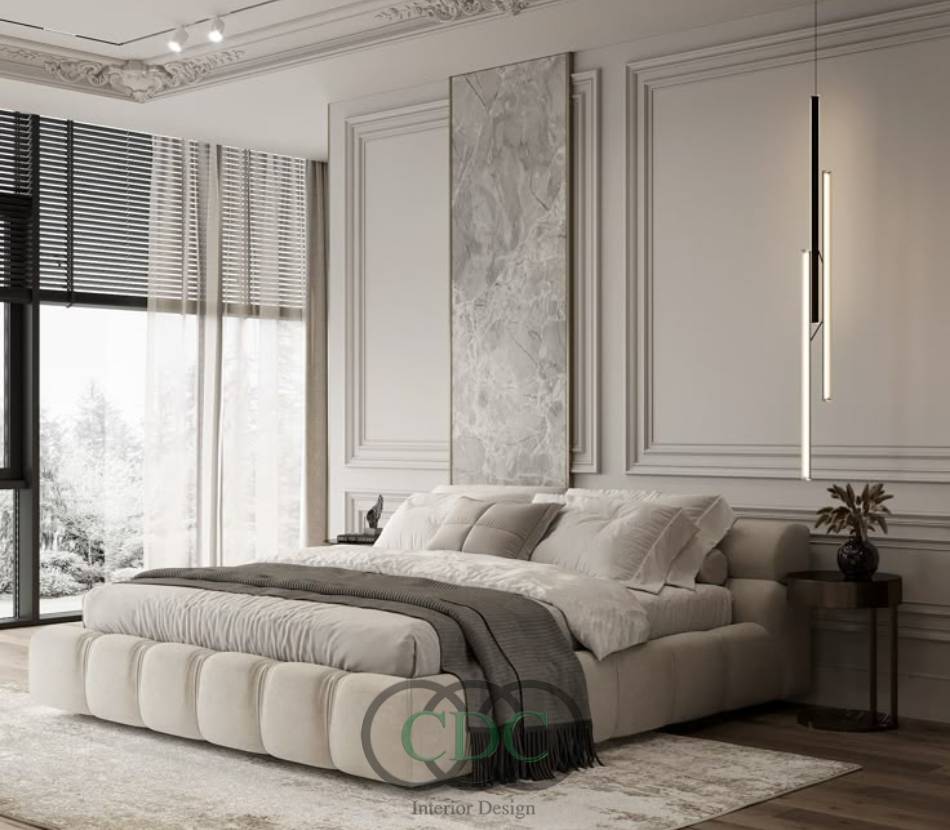 Thi công nội thất chung cư tân cổ điển tại Vinawaco Residence Hoàng Mai