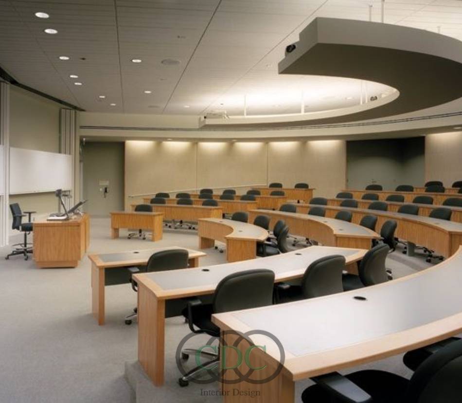 Bí quyết thiết kế nội thất hội trường đại học Thương Mại đẹp và hiện đại