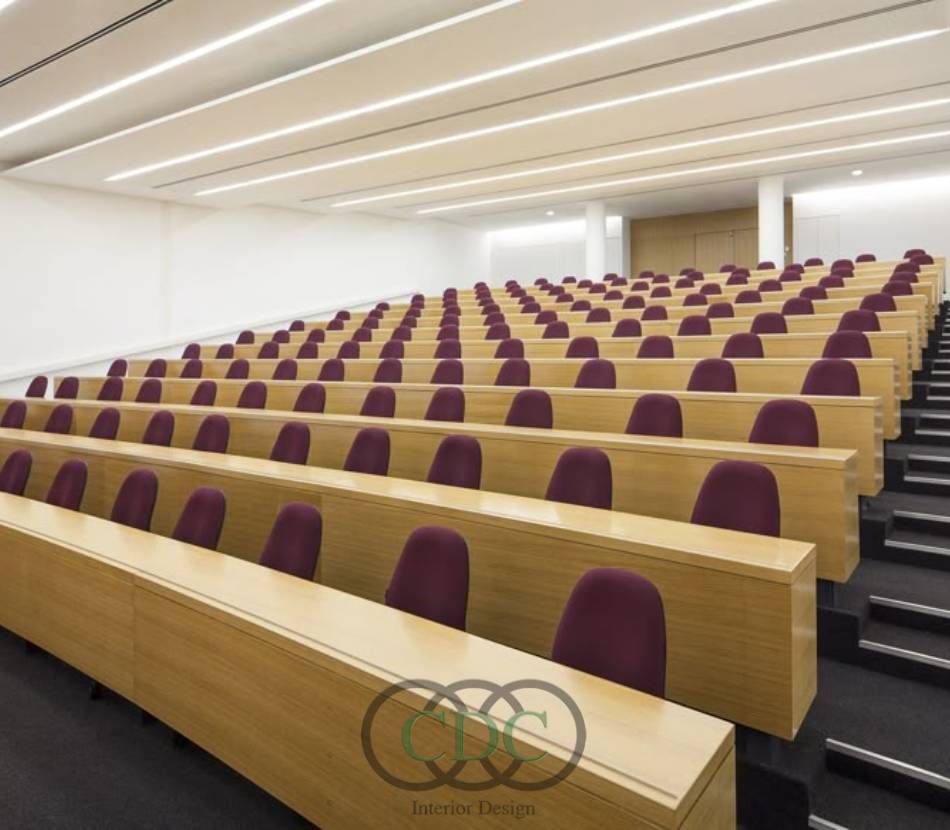 Bí quyết thiết kế nội thất hội trường đại học Thương Mại đẹp và hiện đại