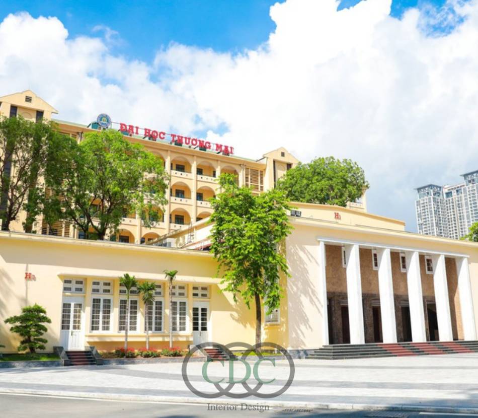 Bí quyết thiết kế nội thất hội trường đại học Thương Mại đẹp và hiện đại