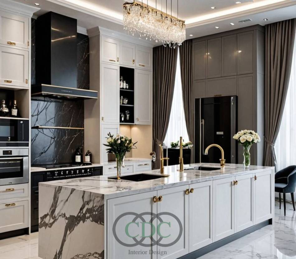 Quy trình thi công phòng bếp hiện đại bền đẹp theo thời gian