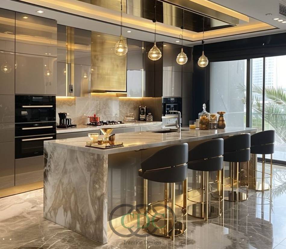 Quy trình thi công phòng bếp hiện đại bền đẹp theo thời gian