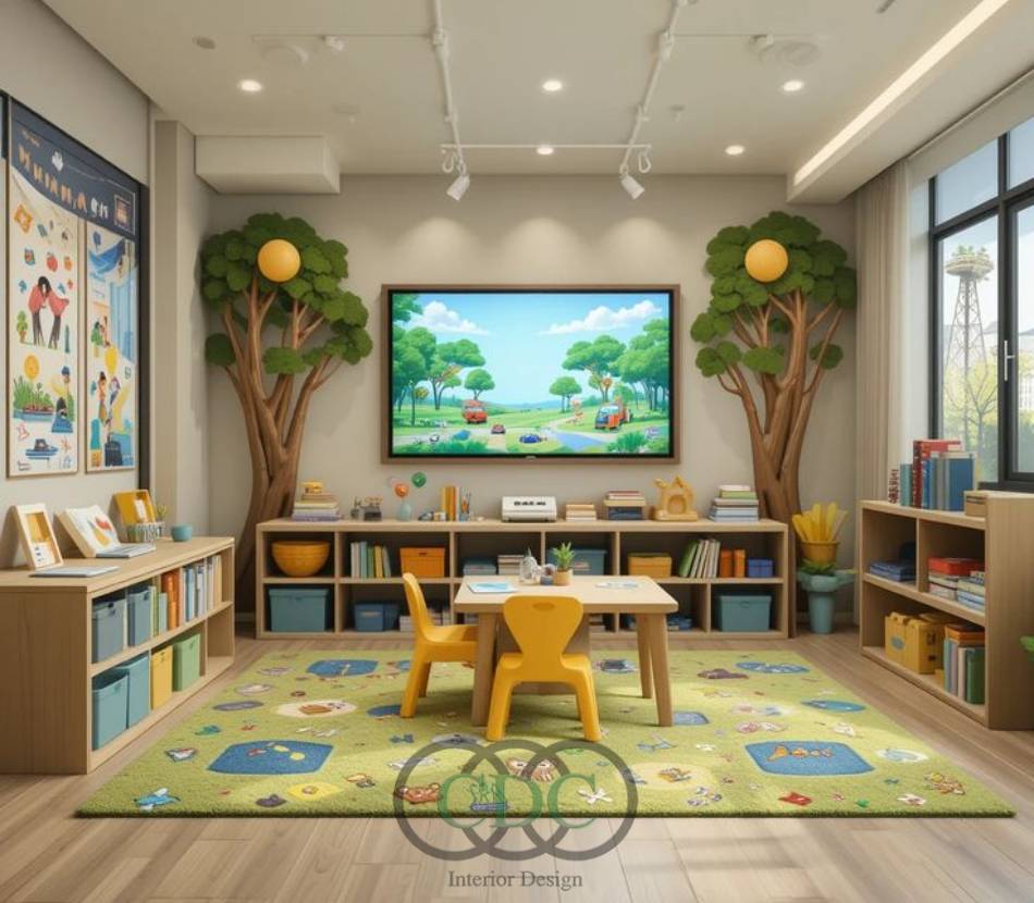 Giải pháp thi công nội thất mầm non tại Hà Đông toàn diện từ CDC Việt Nam Group