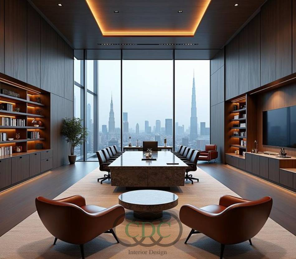Giải pháp thi công nội thất văn phòng sang trọng, đẳng cấp cùng CDC Việt Nam Group