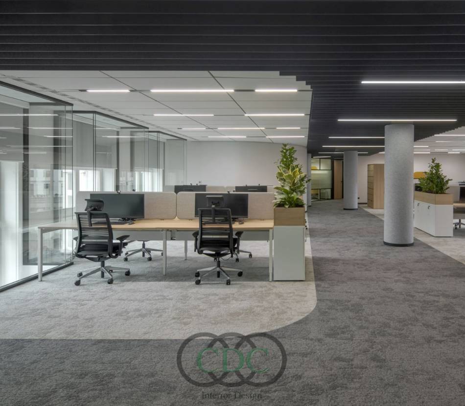 Thiết kế nội thất văn phòng showroom chuyên nghiệp tại Hà Nội – Giải pháp tối ưu từ CDC Việt Nam Group