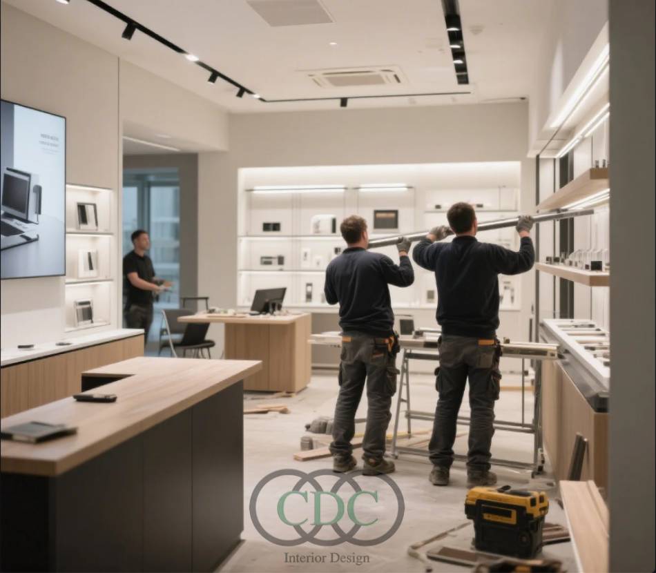 Quy trình thi công văn phòng showroom chuyên nghiệp từ A đến Z tại Hà Nội