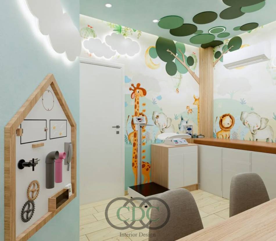 Dịch vụ thi công phòng khám nhi đạt chuẩn y tế tại Hoài Đức