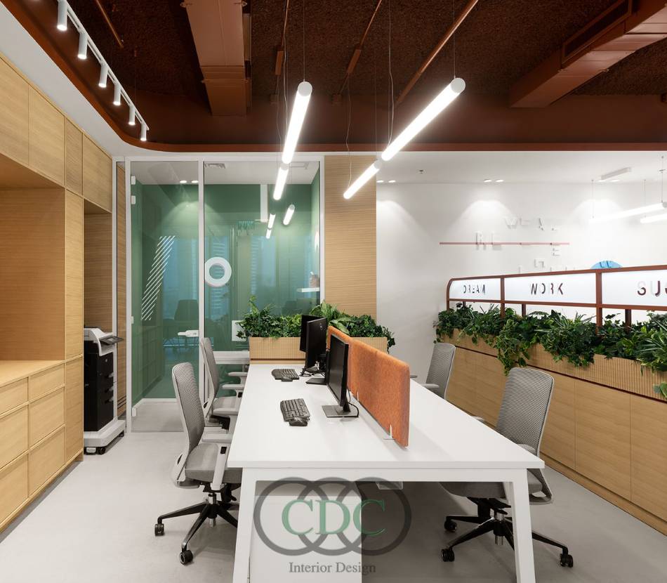 Thi công nội thất văn phòng nhà máy hiện đại