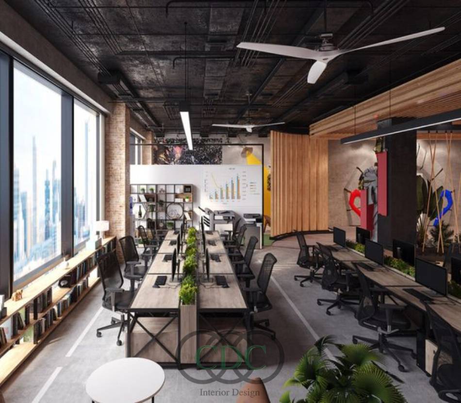 Thiết kế văn phòng nhỏ trong nhà máy